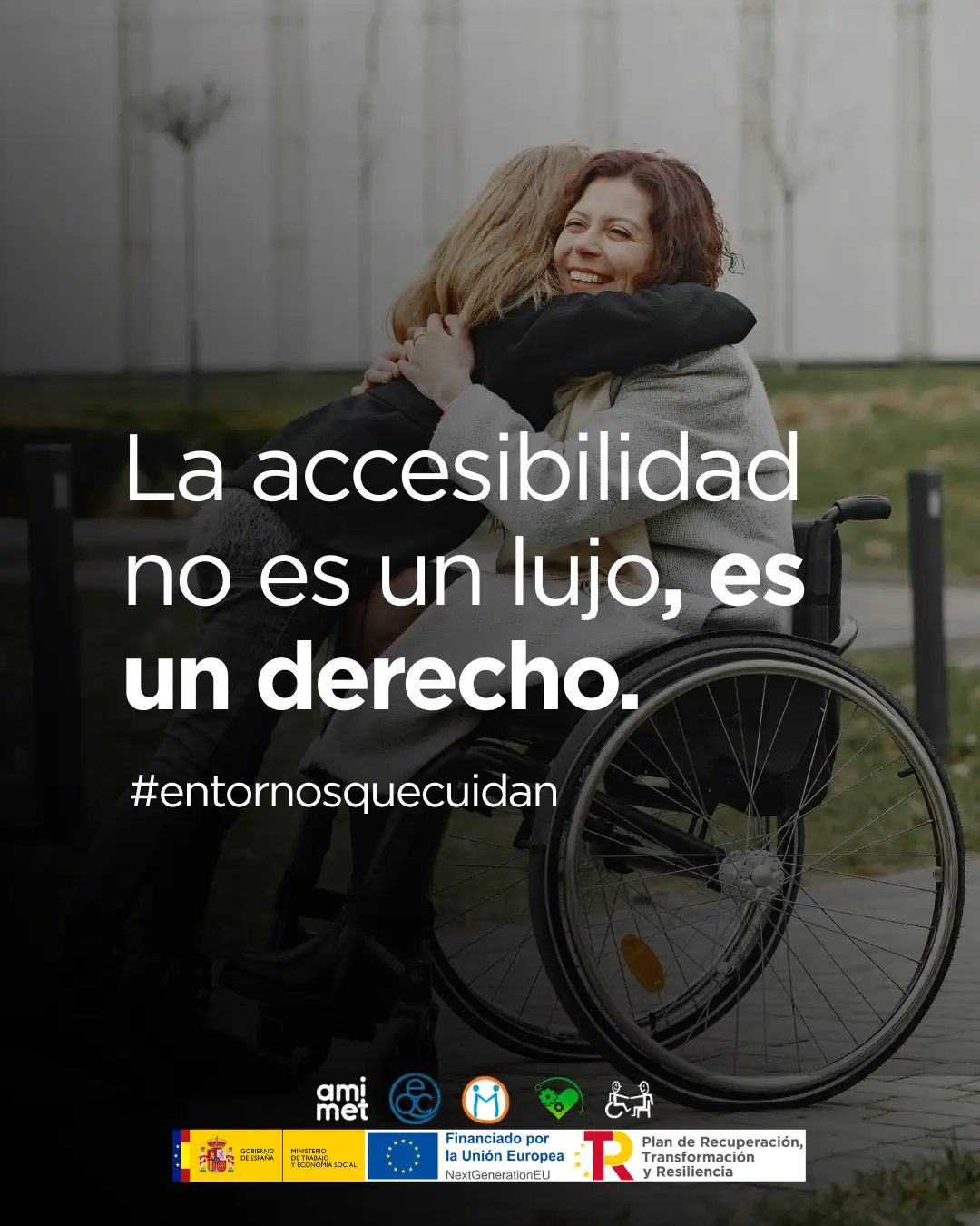 Creatividad de la campaña: la accesibilidad es un derecho