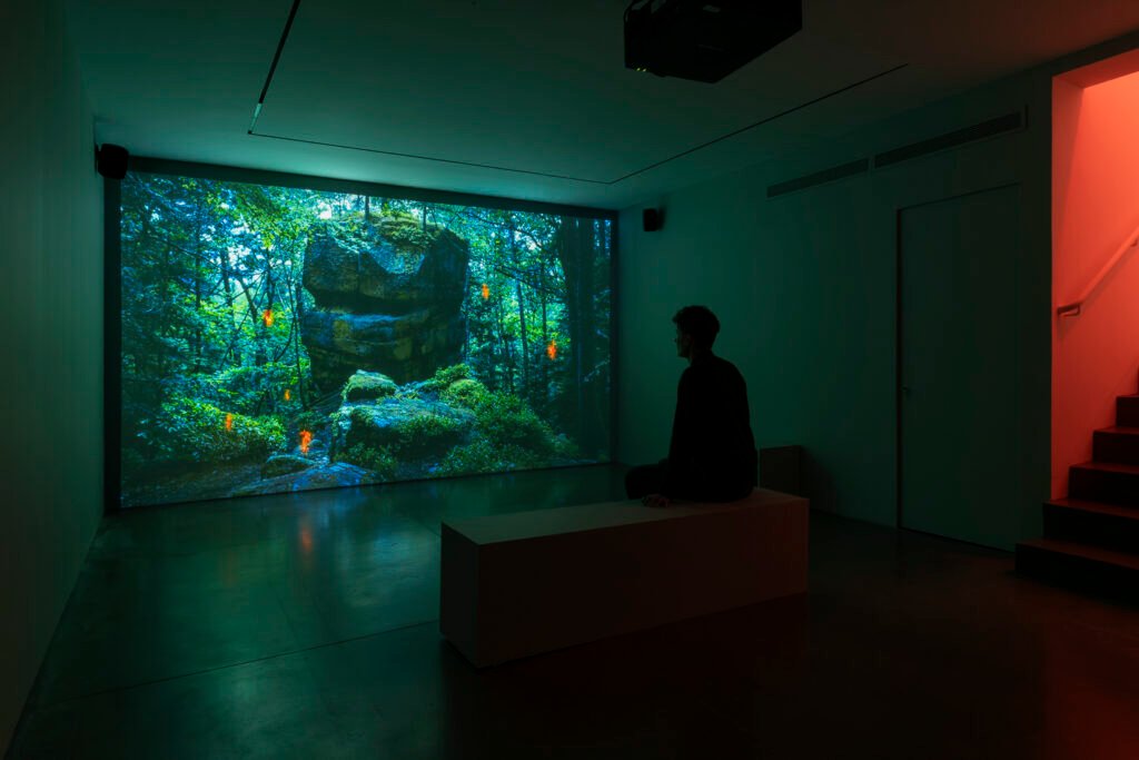 Sala de la exposición El tiempo de la interferencia
