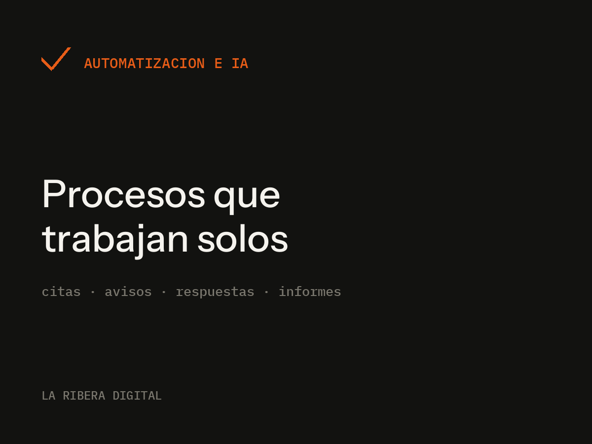 Servicio de automatización e inteligencia artificial de La Ribera Digital