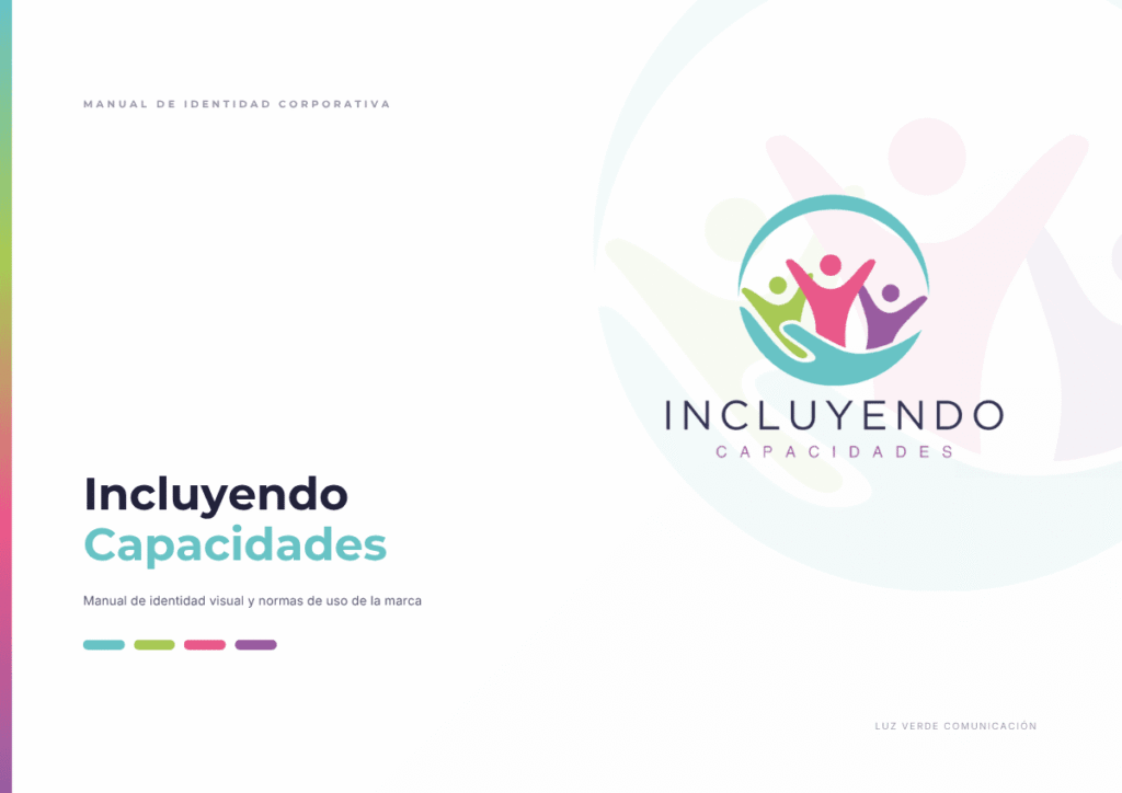 Logotipo y manual de marca de Incluyendo Capacidades