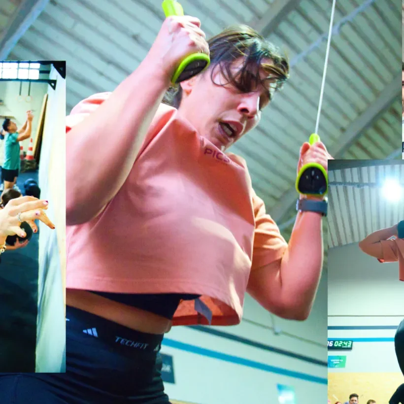 Entrenamiento de fuerza con poleas en Alfa Box Tarazona