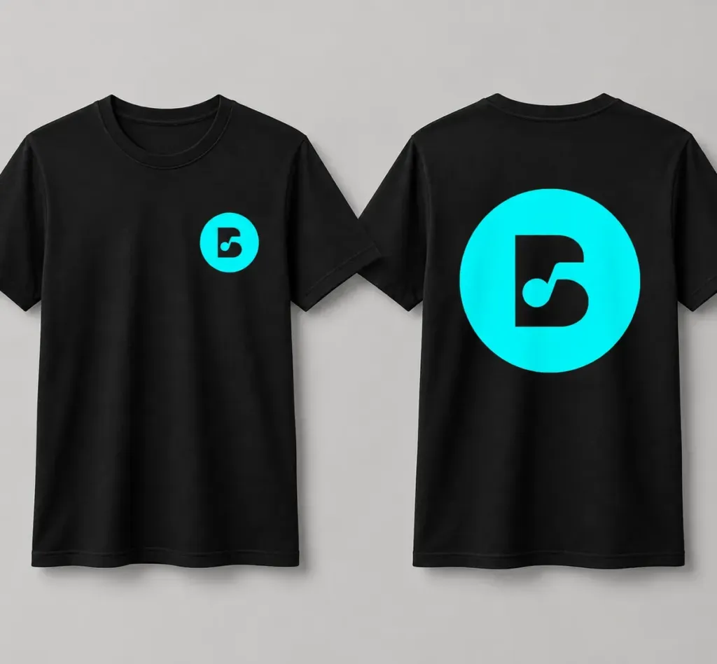 Camisetas con el logotipo de BNote Music