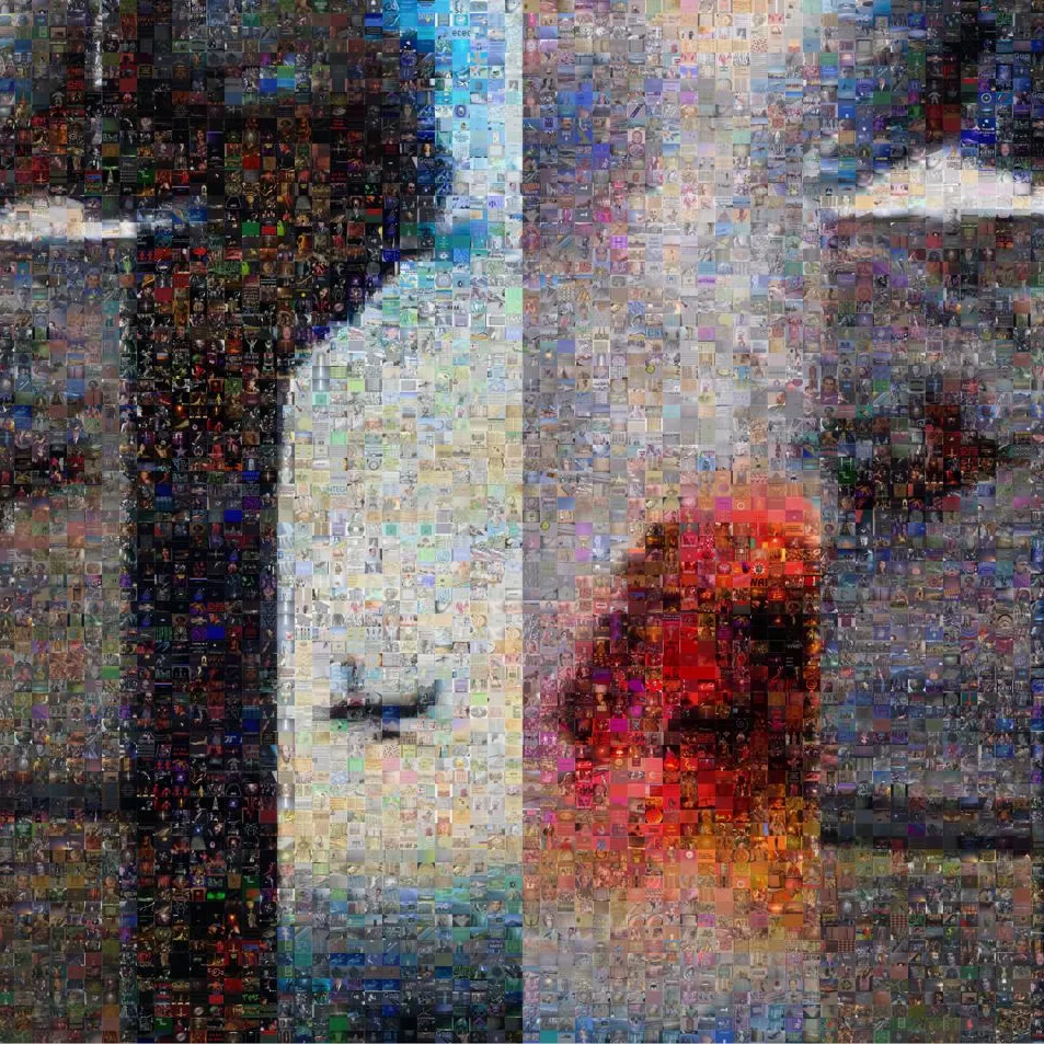 Obra de la exposición El tiempo de la interferencia