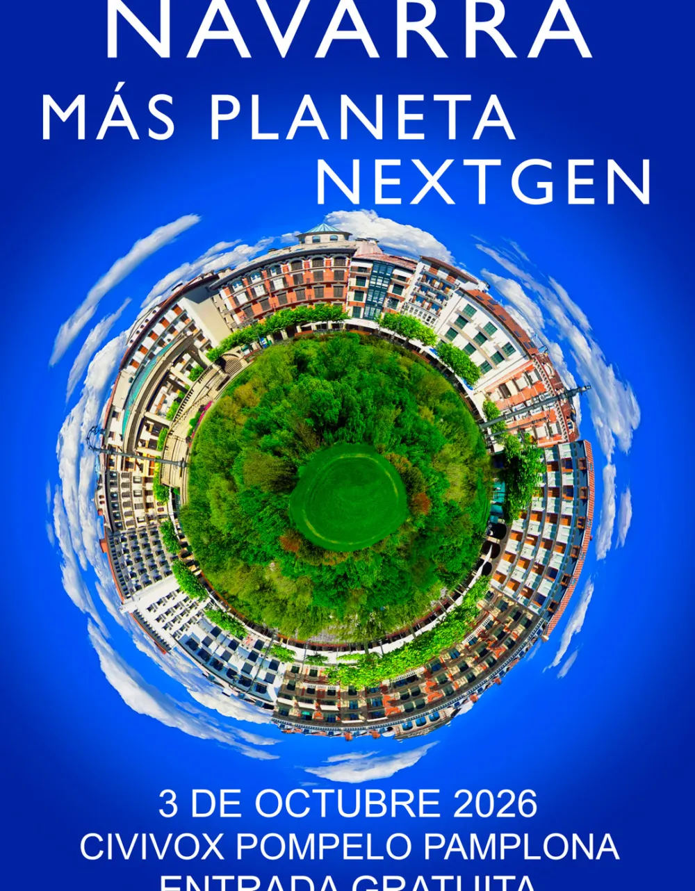 Cartel de Naukas Navarra organizado con Masplaneta